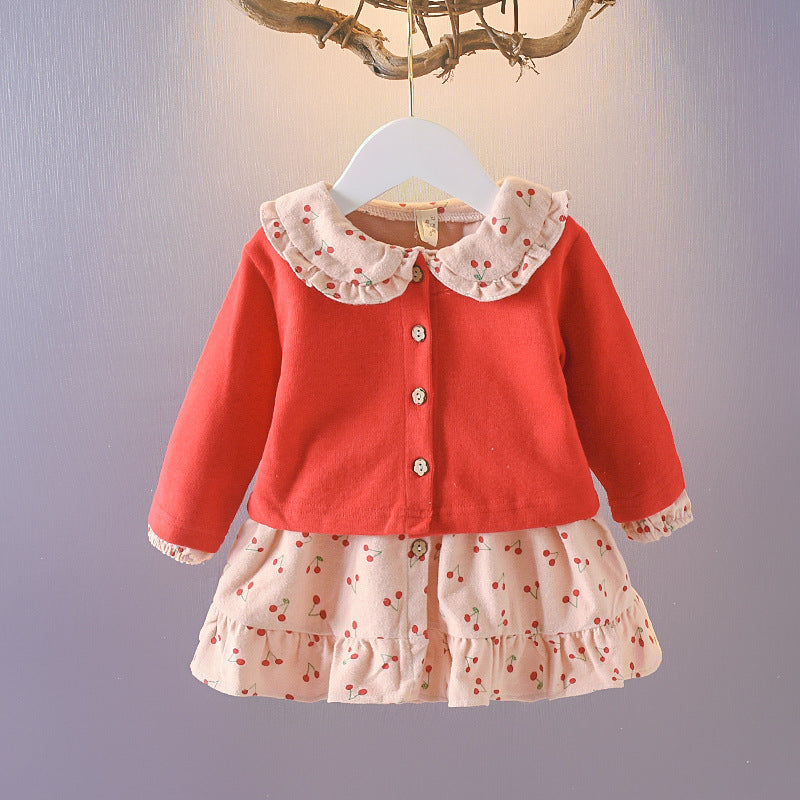 Baby Girl Autumn Clothing Suit – Stylish Fall Outfit