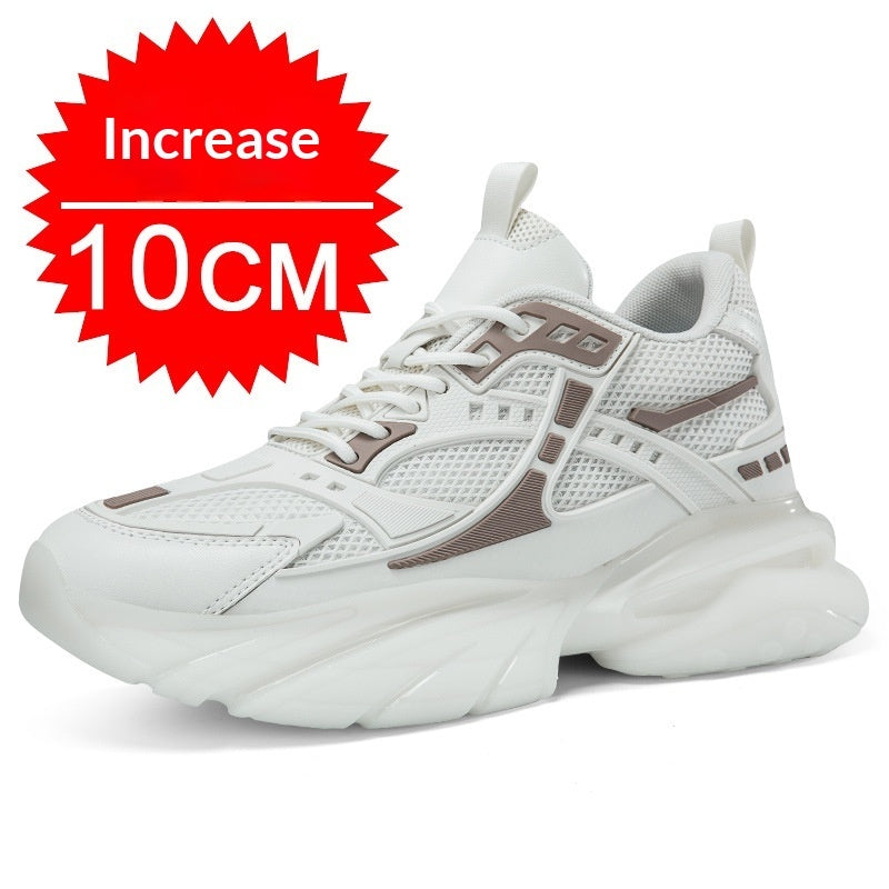 Hidden Wedge Casual Sneakers with Height Lift