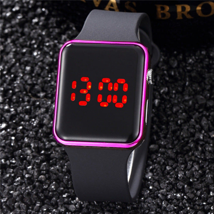 Unisex Digital Wrist Watch – 12 Colors, Lightweight & Stylish
