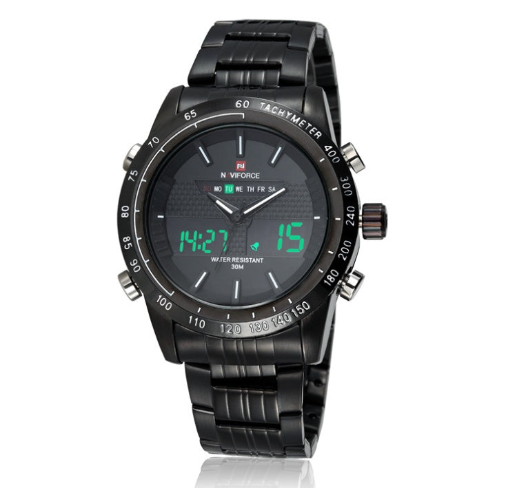Naviforce Men's Sports Wrist Watch – Waterproof Chronograph