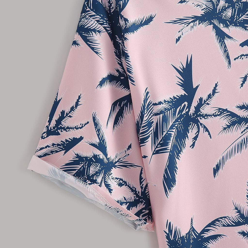 Men's Slim Fit Novelty Polyester Shirt