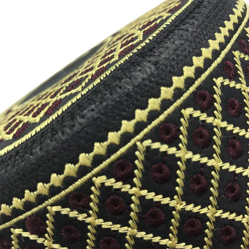 Men's Muslim Prayer Hat - Classic Islamic Kufi Cap