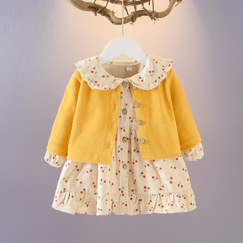 Baby Girl Autumn Clothing Suit – Stylish Fall Outfit