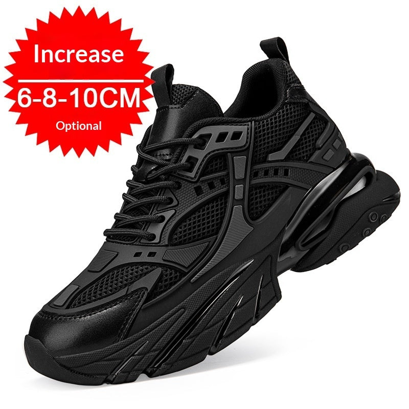 Hidden Wedge Casual Sneakers with Height Lift