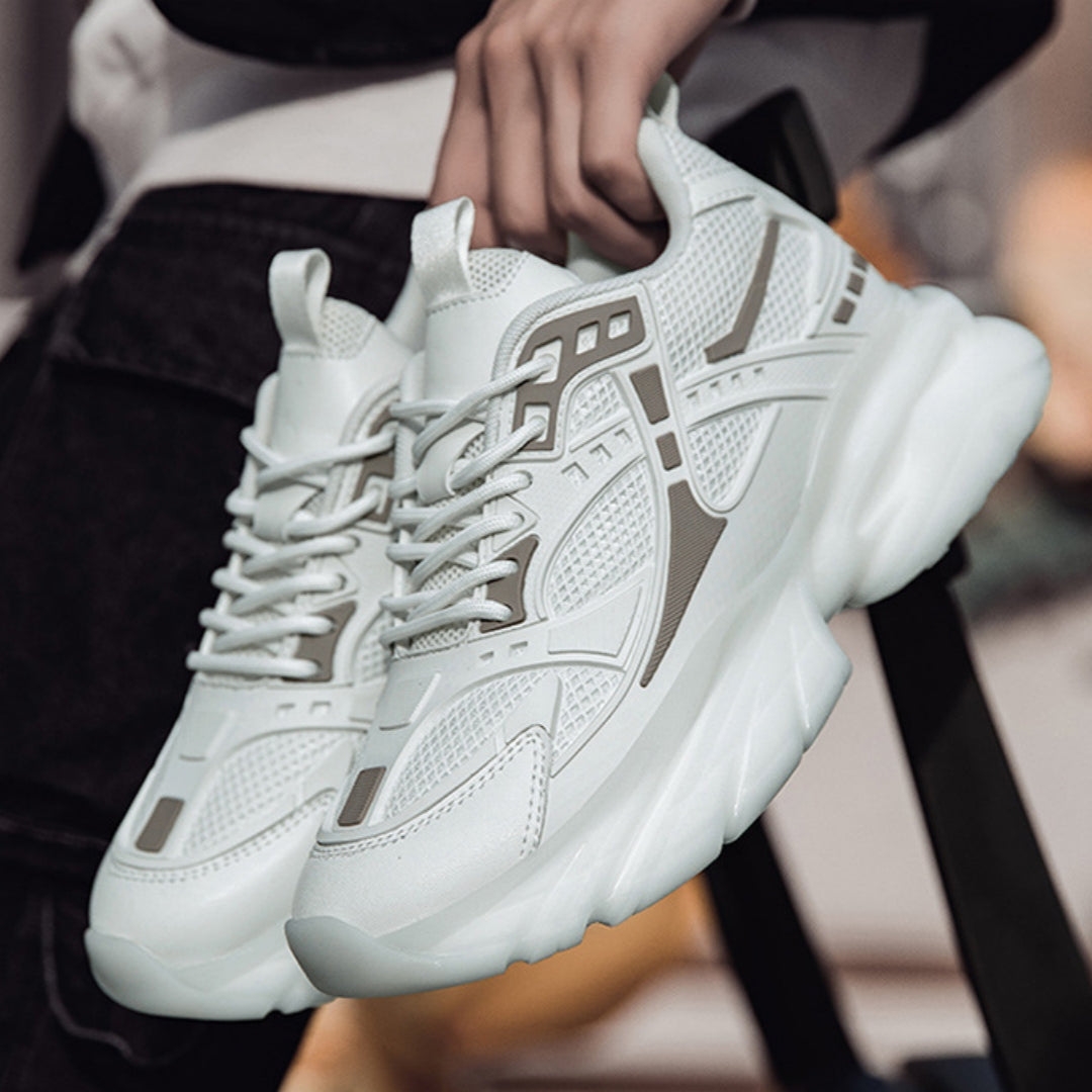 Hidden Wedge Casual Sneakers with Height Lift