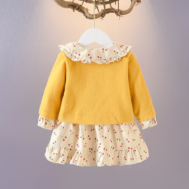 Baby Girl Autumn Clothing Suit – Stylish Fall Outfit