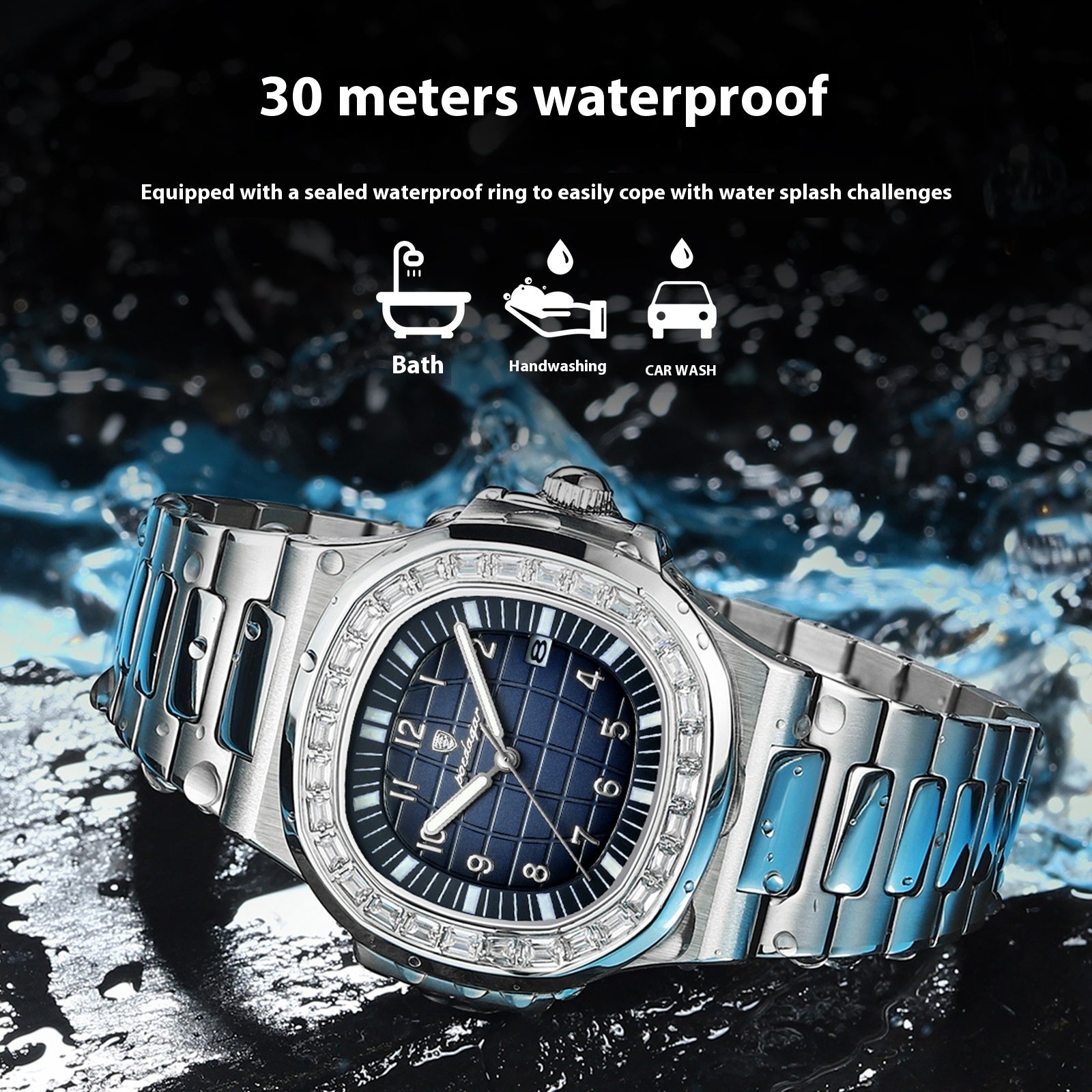 Men's Luxury Waterproof Luminous Watch – Elegant Timepiece