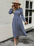 Floral Chiffon Midi Dress