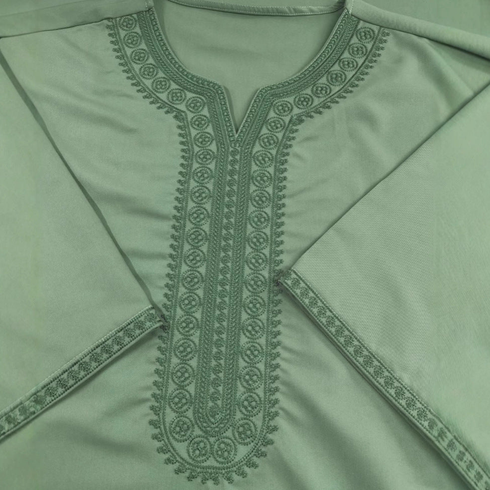 Men's Muslim Loose Robe - Comfortable Islamic Thobe