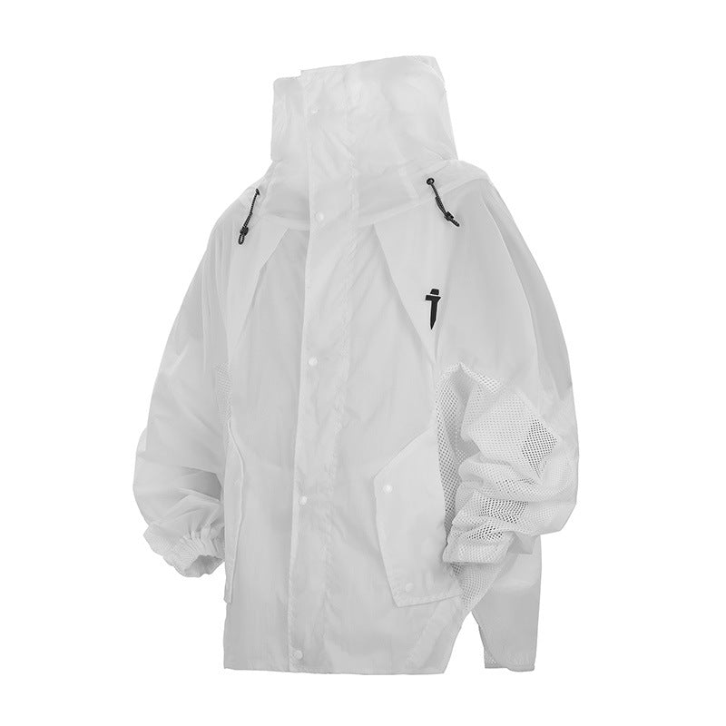 Men's Hooded Sun Protection Jacket - Lightweight UV Shield