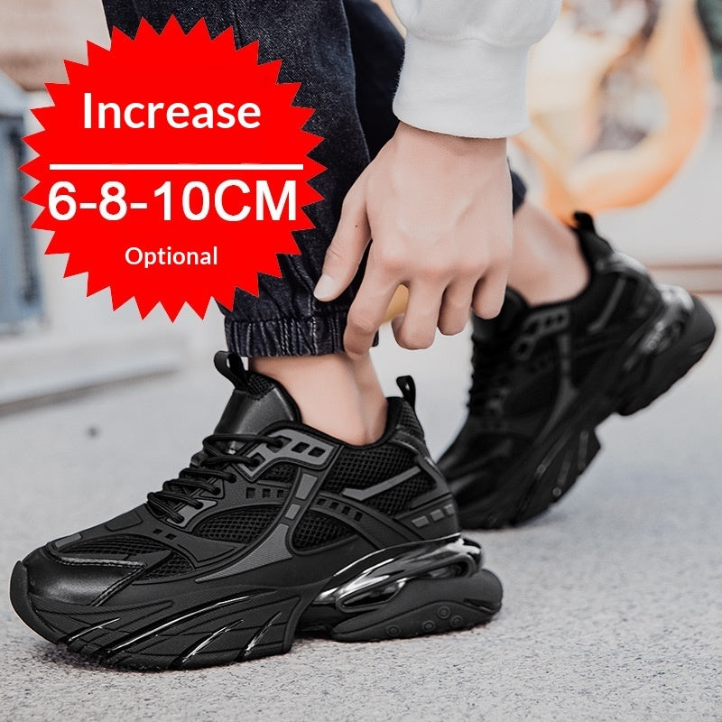 Hidden Wedge Casual Sneakers with Height Lift