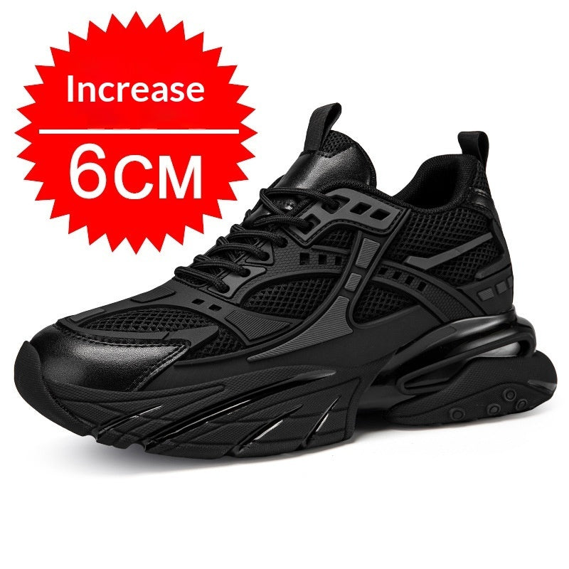 Hidden Wedge Casual Sneakers with Height Lift
