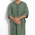 Men's Muslim Loose Robe - Comfortable Islamic Thobe